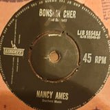 Nancy Ames ‎– Bonsoir Cher / Cu Cu Rru Cu Cu Paloma - Vinyl 7" Record - Very-Good+ Quality (VG+) - C-Plan Audio