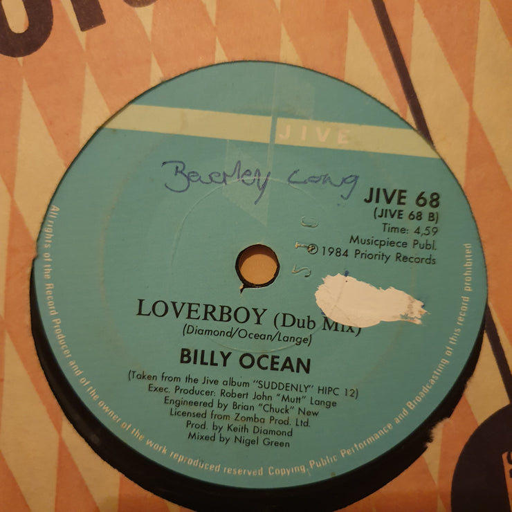 Billy Ocean - Loverboy - Vinyl 7" Record - Good+ Quality (G+) - C-Plan Audio