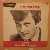 Gene Rockwell & The Falcons ‎– Love - Vinyl 7" Record - Good+ Quality (G+) - C-Plan Audio