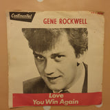 Gene Rockwell & The Falcons ‎– Love - Vinyl 7" Record - Good+ Quality (G+) - C-Plan Audio