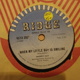 Sherry Ray - When My Little Boy is Smiling - Vinyl 7" Record - Very-Good+ Quality (VG+) - C-Plan Audio