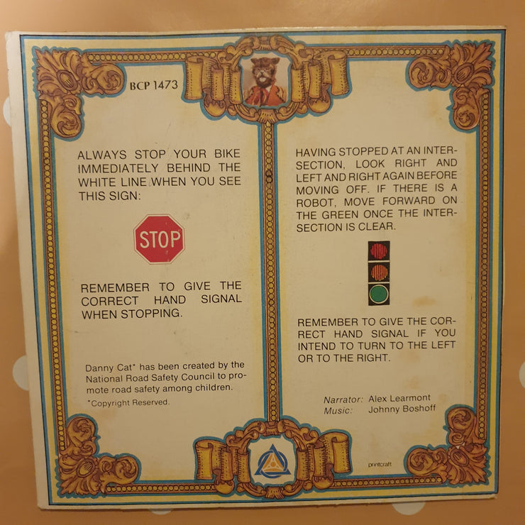 Alex Learmont and Johnny Boshoff ‎– Danny Cat And The Terrible Twins - Vinyl 7" Record - Very-Good+ Quality (VG+) - C-Plan Audio