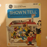 Disney - Lady and the Tramp - Show'n Tell (no picture slide)- Vinyl 7" Record - Opened  - Fair Quality (F) - C-Plan Audio