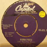 Matt Monro ‎– Born Free - Vinyl 7" Record - Very-Good+ Quality (VG+) - C-Plan Audio