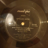 Sound Pics - African Birds - Bird Songs plus commentary of 16 African Birds #1- Vinyl 7" Record - Good+ Quality (G+) - C-Plan Audio