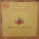 John Miles ‎– The Right To Sing - Vinyl 7" Record - Very-Good+ Quality (VG+) - C-Plan Audio
