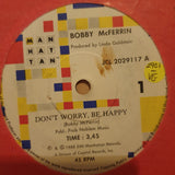 Bobby McFerrin ‎– Don't Worry - Be Happy!/Simple Pleasures  - Vinyl 7" Record - Very-Good- Quality (VG-) - C-Plan Audio
