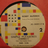 Bobby McFerrin ‎– Don't Worry - Be Happy!/Simple Pleasures  - Vinyl 7" Record - Very-Good- Quality (VG-) - C-Plan Audio