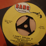 The McCoys ‎– Hang On Sloopy / I Can't Explain It - Vinyl 7" Record - Very-Good+ Quality (VG+) - C-Plan Audio