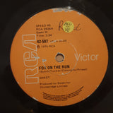 Sweet ‎– Fox On The Run  - Vinyl 7" Record - Very-Good- Quality (VG-) - C-Plan Audio