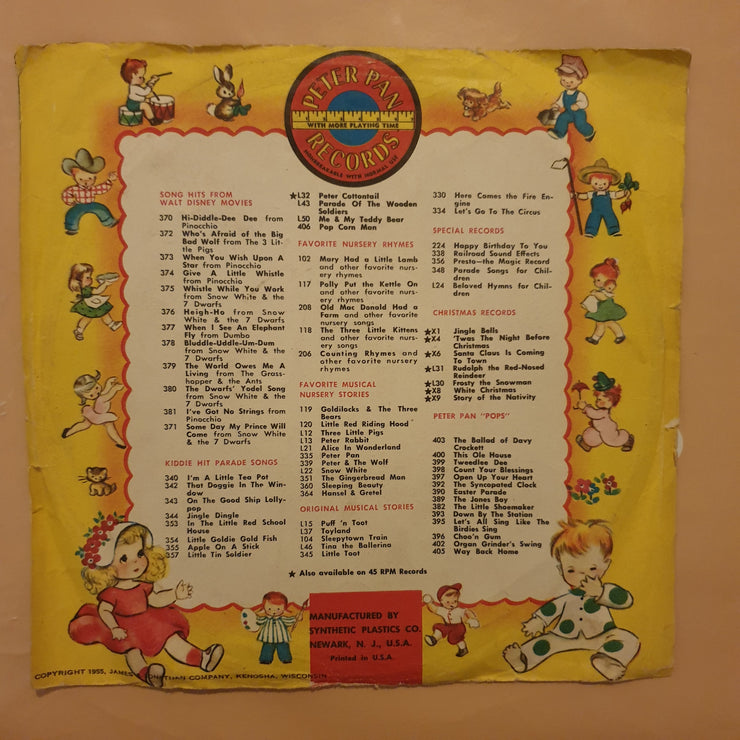 Cowboy Songs - Billy Williams - Peter Pan Records - Vinyl 7" Record - Good+ Quality (G+) - C-Plan Audio