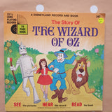 Disneyland - The Story Of The Wizard Of Oz with Book -  Vinyl 7" Record - Very-Good+ Quality (VG+) - C-Plan Audio