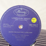 John Cougar Mellencamp ‎– Lonely Ol' Night - Vinyl 7" Record - Very-Good+ Quality (VG+) - C-Plan Audio