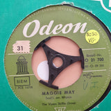 The Vipers Skiffle Group ‎– Maggie May / Jim Dandy - Vinyl 7" Record - Very-Good Quality (VG) - C-Plan Audio