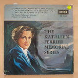 Kathleen Ferrier ‎– Kathleen Ferrier Memorial Series - J.S. Bach- Vinyl 7" Record - Very-Good+ Quality (VG+) - C-Plan Audio
