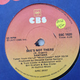 Santana ‎– She's Not There/Zulu - Vinyl 7" Record - Very-Good+ Quality (VG+) - C-Plan Audio