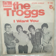The Troggs ‎– With A Girl Like You - Vinyl 7" Record - Very-Good- Quality (VG-) - C-Plan Audio