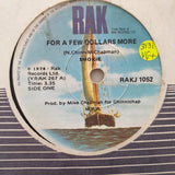 Smokie ‎– For A Few Dollars More - Vinyl 7" Record - Very-Good+ Quality (VG+) - C-Plan Audio