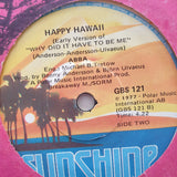 ABBA ‎– Knowing Me, Knowing You / Happy Hawaii (Early Version Of "Why Did It Have To Be Me") - Vinyl 7" Record - Very-Good+ Quality (VG+) - C-Plan Audio