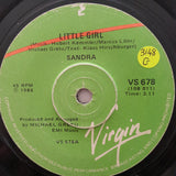Sandra ‎– Little Girl - Vinyl 7" Record - Good Quality (G) - C-Plan Audio