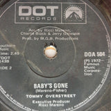 Tommy Overstreet ‎– Heaven Is My Woman's Love - Vinyl 7" Record - Good Quality (G) - C-Plan Audio