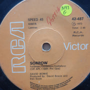 David Bowie ‎– Sorrow - Vinyl 7" Record - Good Quality (G) - C-Plan Audio