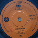 Paul Simon ‎– Kodachrome / Take Me to the Mardi Gras - Vinyl 7" Record - Good Quality (G) - C-Plan Audio