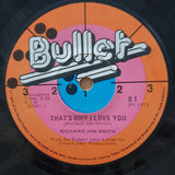 Richard Jon Smith ‎– That's Why I Love You - Vinyl 7" Record - Good Quality (G) - C-Plan Audio