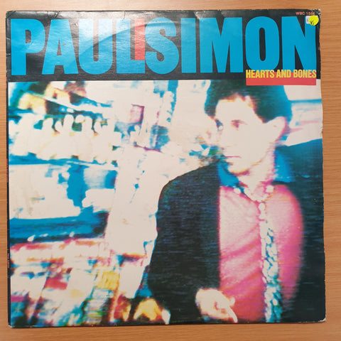 Paul Simon ‎– Hearts And Bones - Vinyl LP Record - Very-Good Quality (VG) - C-Plan Audio
