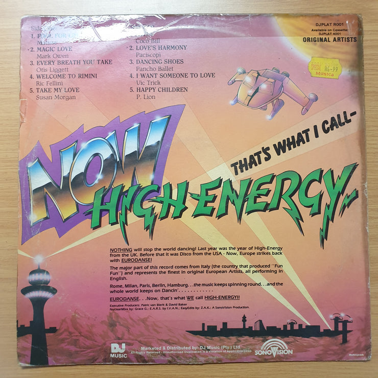 Now That's What I Call High Energy - Vinyl LP Record - Very-Good+ Quality (VG+) - C-Plan Audio