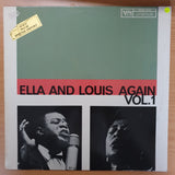 Ella Fitzgerald & Louis Armstrong ‎– Ella And Louis Again Vol. 1 - Vinyl LP Record - Very-Good+ Quality (VG+) - C-Plan Audio
