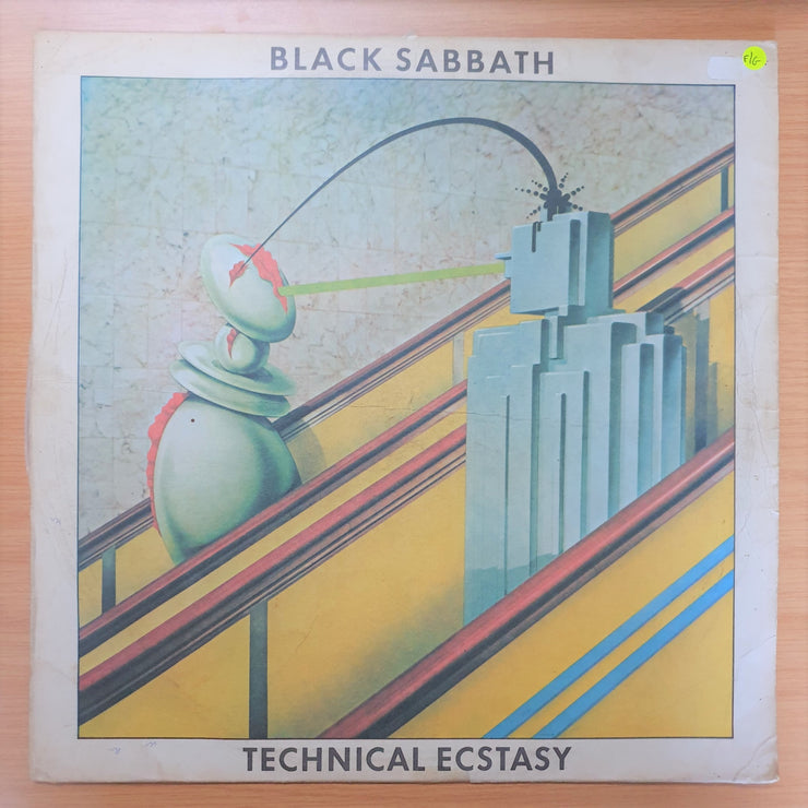 Black Sabbath ‎– Technical Ecstasy – Vinyl LP Record - Good Quality (G) - C-Plan Audio