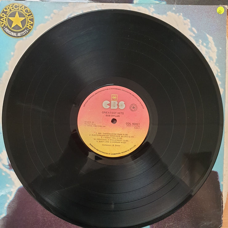 Bob Dylan ‎– Bob Dylan's Greatest Hits - Vinyl LP Record - Very-Good- Quality (VG-) - C-Plan Audio
