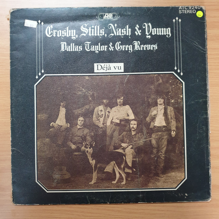 Crosby, Stills, Nash and Young - Deja Vu - Vinyl LP Record - Good+ Quality (G+) - C-Plan Audio