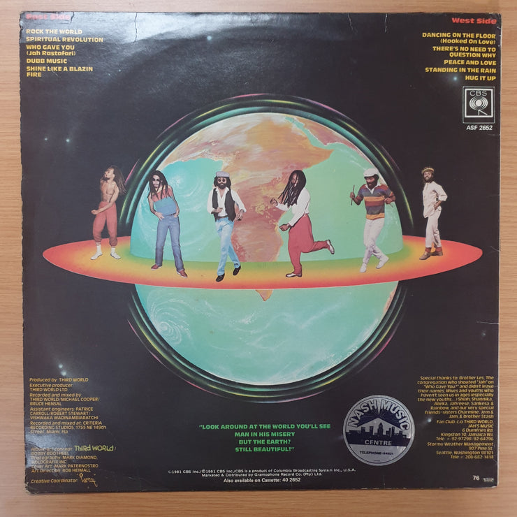 Third World ‎– Rock The World - Vinyl LP Record - Very-Good Quality (VG)