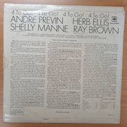 Andre Previn / Herb Ellis / Shelly Manne / Ray Brown ‎– 4 To Go! - Vinyl LP Record - Very-Good+ Quality (VG+)