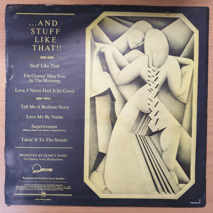 Quincy Jones ‎– Sounds ... And Stuff Like That!! - Vinyl LP Record - Very-Good Quality (VG)