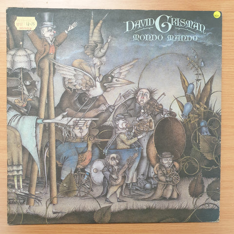 David Grisman ‎– Mondo Mando - Vinyl LP Record - Very-Good+ Quality (VG+)