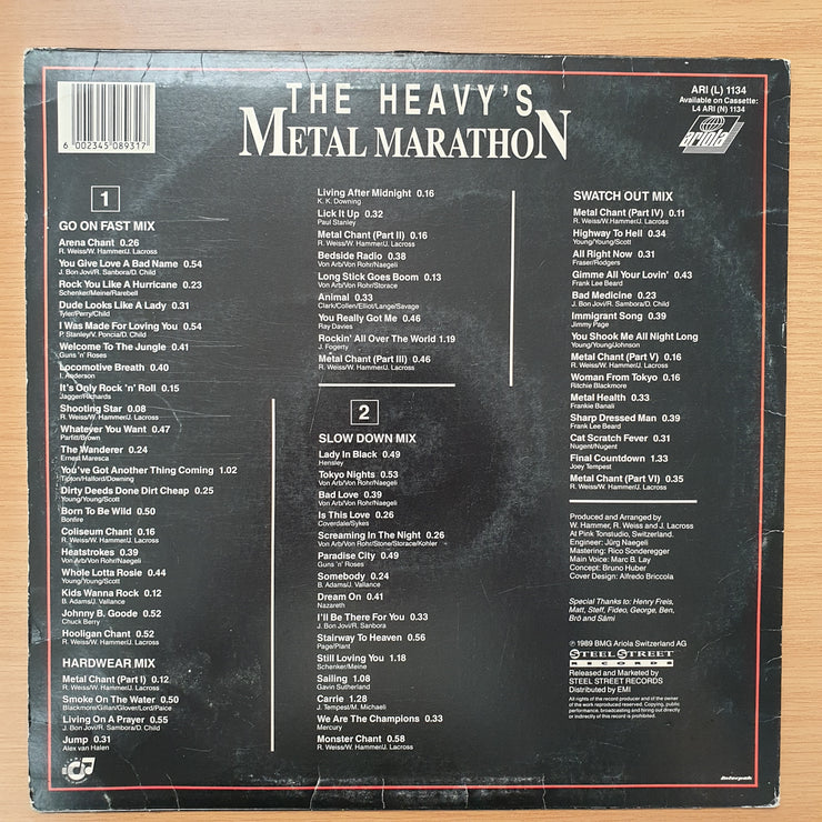 The Heavy's ‎– Metal Marathon - Vinyl LP Record (VG)