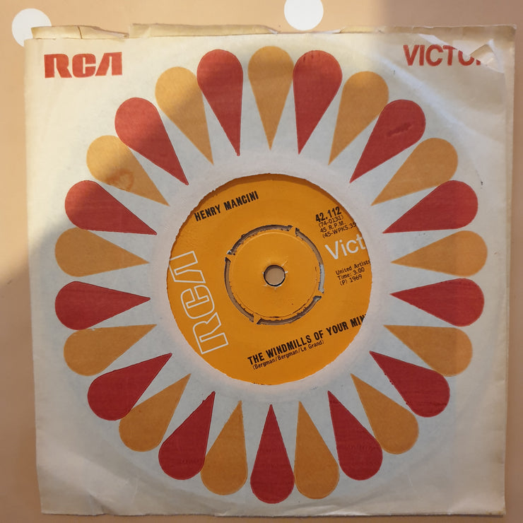 Henry Mancini – Love Theme From Romeo And Juliet / The Windmills Of Your Mind -  Vinyl 7" Record - Very-Good+ Quality (VG+)