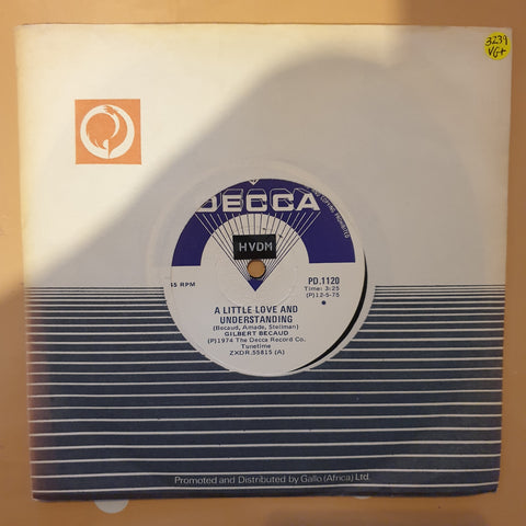 Gilbert Becaud ‎– A Little Love And Understanding - Vinyl 7" Record - Very-Good+ Quality (VG+)