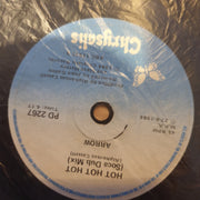 Arrow ‎– Hot Hot Hot - Vinyl 7" Record - Very-Good- Quality (VG-)
