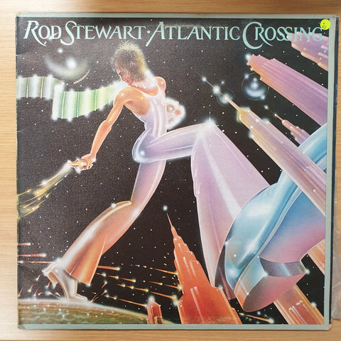 Rod Stewart - Atlantic Crossing  - Vinyl LP Record - Very-Good Quality (VG)