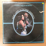 Isaac Hayes & Dionne Warwick ‎– A Man And A Woman - Double Vinyl LP Record - Very-Good Quality (VG)