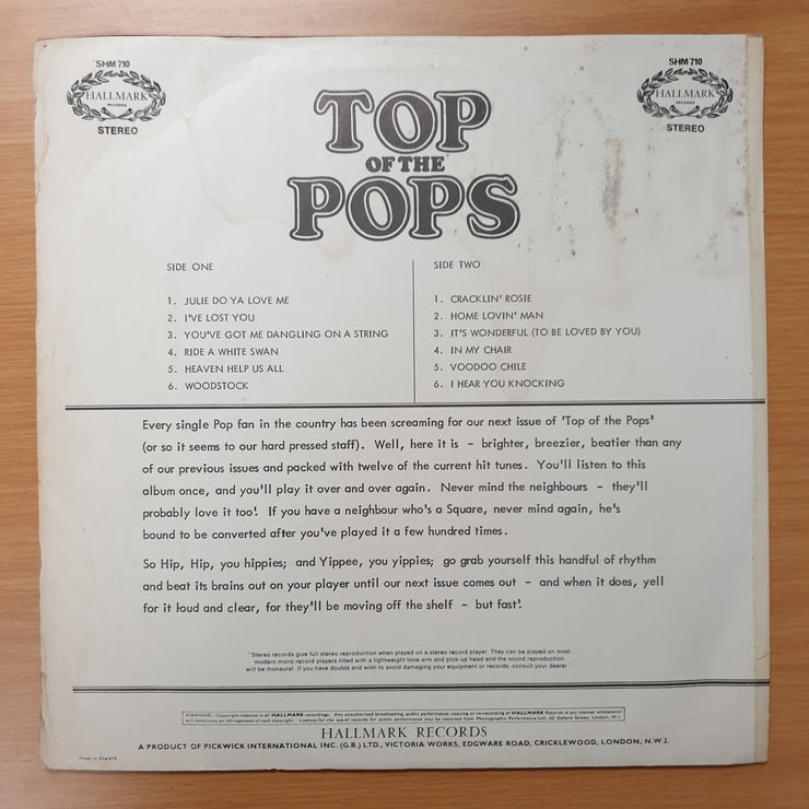 Top Of the Pops (710) - Vinyl LP Record - Fair Quality (F)