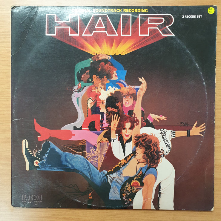 Hair - Original Soundtrack Recording  - Double Vinyl LP Record - Very-Good+ Quality (VG+)