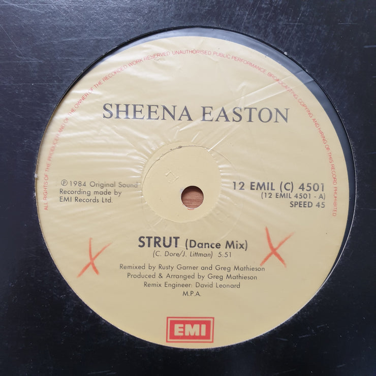 Sheena Easton ‎– Strut - Vinyl LP Record  (G+)