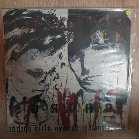 Indigo Girls ‎– Nomads · Indians · Saints -  ‎Vinyl LP Record - Very-Good+ Quality (VG+)