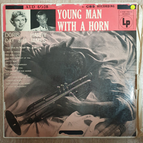 Young Man With A Horn - Doris Day And Harry James - Vinyl LP Record - Opened  - Very-Good- Quality (VG-)