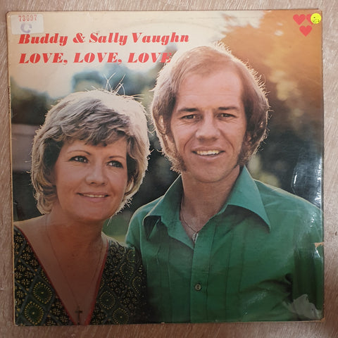 Buddy & Sally Vaughn - Love, Love, Love - Vinyl LP Record  - Very-Good+ Quality (VG+)